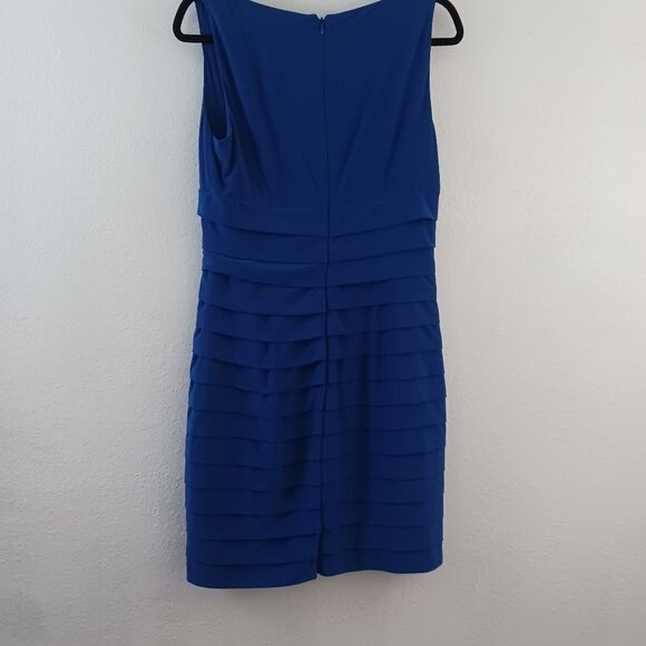 American Living Royal Blue Shutter sleeveless Dress size 10 - Picture 4 of 5